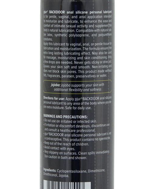 Pjur Back Door Anal Silicone Lubricant - 250 Ml Bottle Eve's Body Shop Pjur Back Door Anal Silicone Lubricant - 250 Ml Bottle Eve's Body Shop