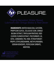 Id Pleasure Waterbased Tingling Lubricant - 4 Oz Tube