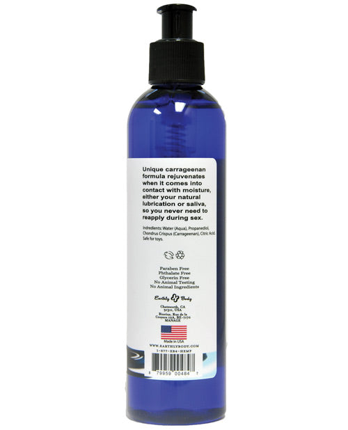 Earthly Body Waterslide Personal Lubricant W-carrageenan - 8 Oz Bottle   Eve's Body Shop