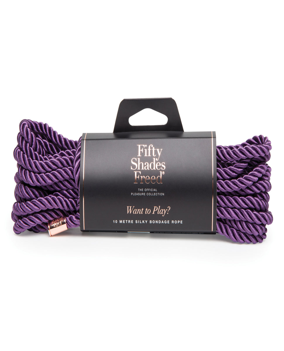 Fifty Shades Freed Want To Play Silk Rope - 10 M – Eve's Body Shop