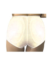Rago Shapewear Rear Shaper Panty Brief Light Shaping W-removable Contour Pads Beige Sm