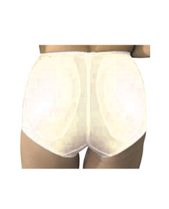 Rago Shapewear Rear Shaper Panty Brief Light Shaping W-removable Contour Pads Beige Xl