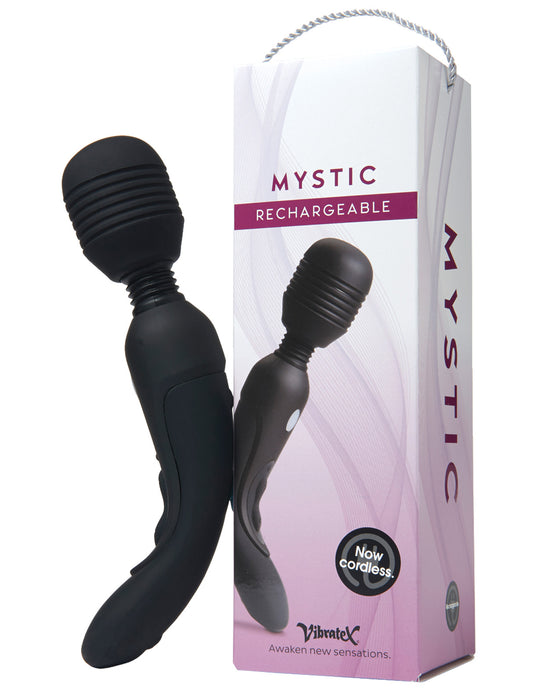 Vibratex Mystic Rechargeable Massager - Black