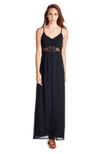Marcelle Margaux Sleeveless Maxi Tank Dress with Lace Front & Back Detail - WholesaleClothingDeals - 1