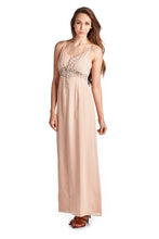 Marcelle Margaux Sleeveless Maxi Tank Dress with Lace Front & Back Detail - WholesaleClothingDeals - 7