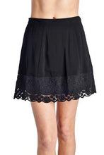 Urban Love A-Line Rayon Skirt with Crochet Trim - WholesaleClothingDeals - 5