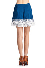 Urban Love A-Line Rayon Skirt with Crochet Trim - WholesaleClothingDeals - 8
