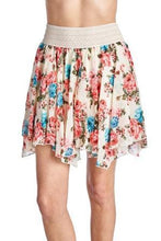 Urban Love Printed Floral Skirt with Elastic Lace Waistband - WholesaleClothingDeals - 5