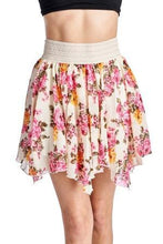 Urban Love Printed Floral Skirt with Elastic Lace Waistband - WholesaleClothingDeals - 10