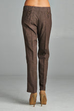 Larry Levine Twill Crop Pants - WholesaleClothingDeals - 4