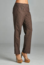 Larry Levine Twill Crop Pants - WholesaleClothingDeals - 2