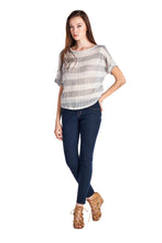 Urban Love Stripe Boat Neck Top - WholesaleClothingDeals - 2