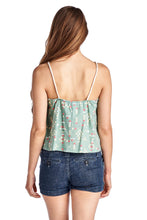 Urban Love Aztec Printed Jersey Crochet Tank - WholesaleClothingDeals - 3
