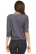 Derek Heart Front Tie Sweater - WholesaleClothingDeals - 3