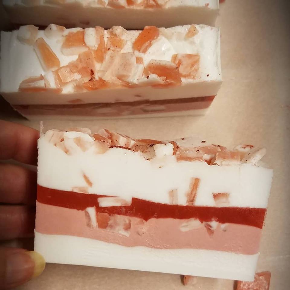 Rustic Candy Cane Soap