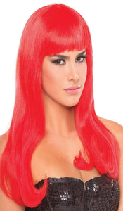 BW092RD Pop Diva Wig Red