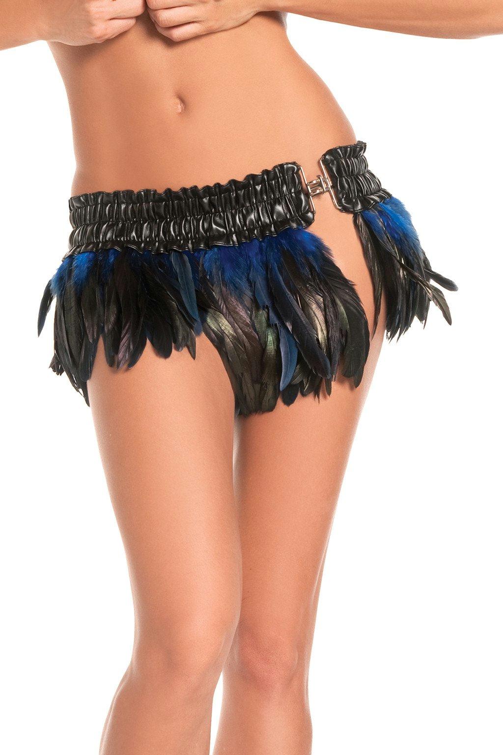BW1000BL Exotic Feathers Skirt