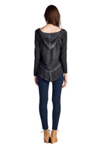 Urban Love Long Sleeve Hooded Vintage Wash Top - WholesaleClothingDeals - 4