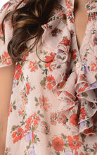 Christine V Printed Chiffon Smocked Waist Ruffle Top - WholesaleClothingDeals - 20