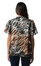 Christine V Printed Chiffon Smocked Waist Ruffle Top - WholesaleClothingDeals - 71