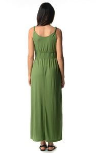 Christine V Smocked Wrap Maxi Dress - WholesaleClothingDeals - 4