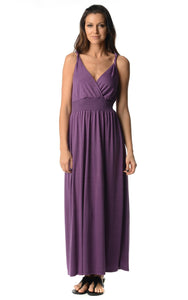 Christine V Smocked Wrap Maxi Dress - WholesaleClothingDeals - 3