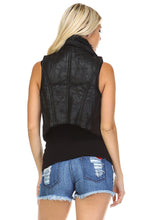 Marcelle Margaux Faux Fur Lined Moto Vest -  - 3