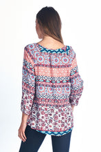Christine V Tassel Tie Loose Top - WholesaleClothingDeals - 4