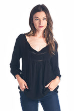 Christine V Tassel Tie Loose Top - WholesaleClothingDeals - 1
