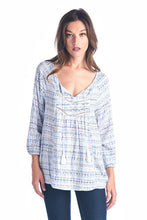 Christine V Tassel Tie Loose Top - WholesaleClothingDeals - 6