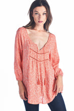 Christine V Tassel Tie Loose Top - WholesaleClothingDeals - 20