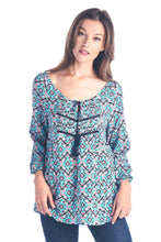 Christine V Tassel Tie Loose Top - WholesaleClothingDeals - 12