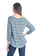 Christine V Tassel Tie Loose Top - WholesaleClothingDeals - 14