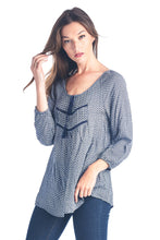 Christine V Tassel Tie Loose Top - WholesaleClothingDeals - 22