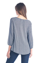 Christine V Tassel Tie Loose Top - WholesaleClothingDeals - 24