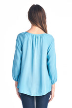 Christine V Tassel Tie Loose Top - WholesaleClothingDeals - 8