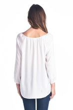 Christine V Tassel Tie Loose Top - WholesaleClothingDeals - 13