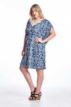 Marcelle Margaux Plus Ikat Printed Crochet Dress - WholesaleClothingDeals - 2