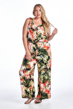 Marcelle Margaux Plus Tropical Print Sleeveless Jumpsuit - WholesaleClothingDeals - 6