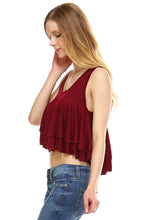Urban Love Double Layer Loose Crop Tank - WholesaleClothingDeals - 6
