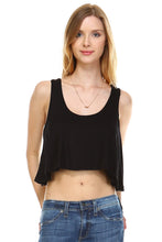Urban Love Solid Color Loose Crop Tank - WholesaleClothingDeals - 1