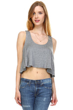 Urban Love Solid Color Loose Crop Tank - WholesaleClothingDeals - 5