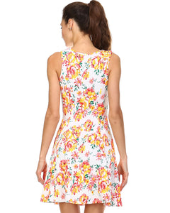 Urban Love Floral Printed Skater Dress - WholesaleClothingDeals - 4