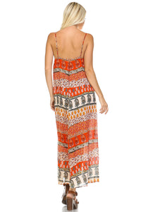 Marcelle Margaux Boho Printed Maxi Tank Dress -  - 3