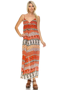 Marcelle Margaux Boho Printed Maxi Tank Dress -  - 4