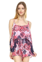 Urban Love Tassel Pattern Romper - WholesaleClothingDeals - 6