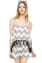 Urban Love Tassel Pattern Romper - WholesaleClothingDeals - 2