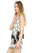 Urban Love Tassel Pattern Romper - WholesaleClothingDeals - 3