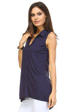 Marcelle Margaux Hi-Low Collar Top - WholesaleClothingDeals - 2