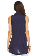 Marcelle Margaux Hi-Low Collar Top - WholesaleClothingDeals - 3